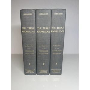 RARE - The Triple Knowledge: Exposition of the Heidelberg Catechism 3 Vol Set